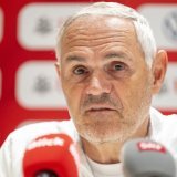 Pierluigi Tami est très content de cette tournée américaine KEYSTONE/JEAN-CHRISTOPHE BOTT